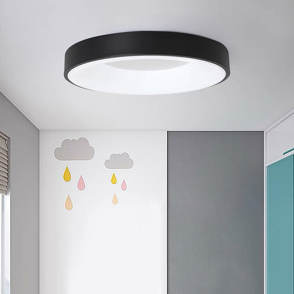 LED plafondlamp rond acryl ijzer lage ruimtes hal slaapkamer woonkamer moderne opbouwlamp minimalistische plafondverlichting