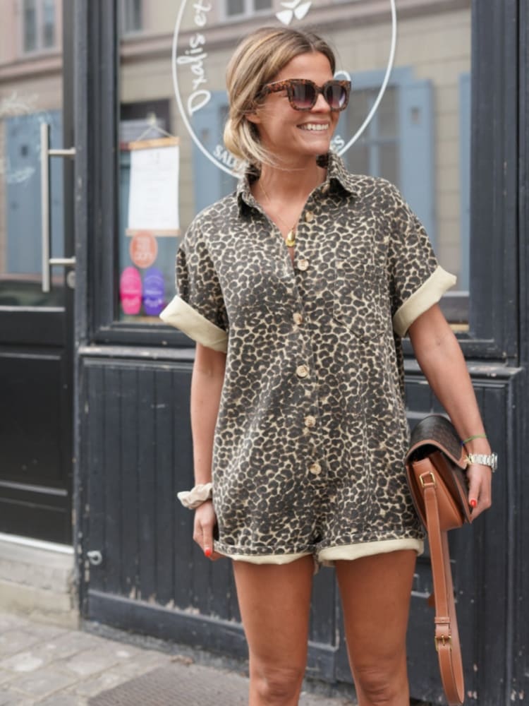 Leopard Print Jurk Madeleine