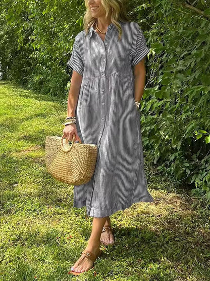 Dames Maxi-jurk Vrouwelijke Pasvorm Elegant
