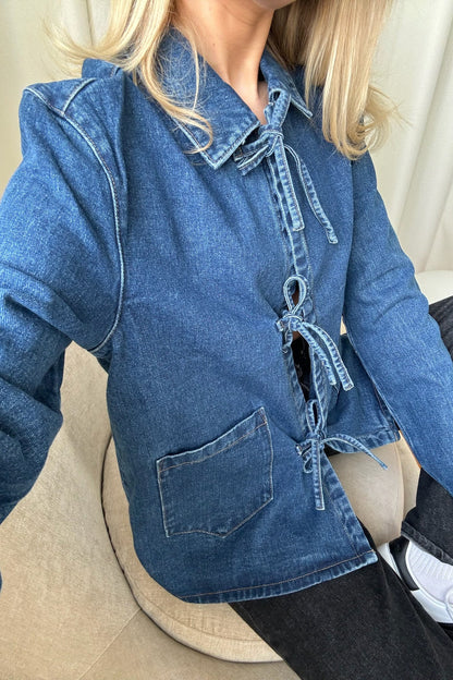Lizzy Denim Jeans Jacket Blauw