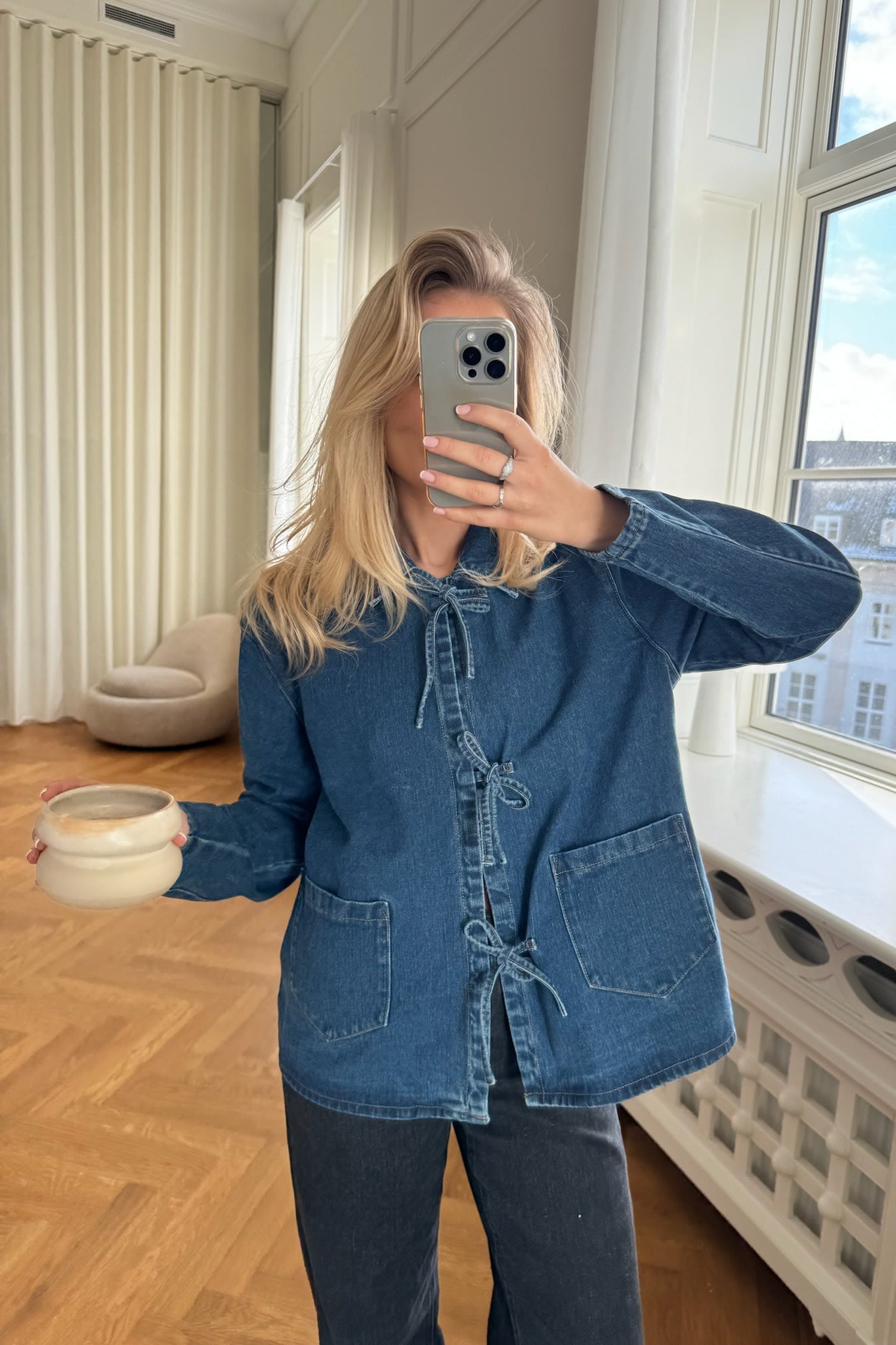 Lizzy Denim Jeans Jacket Blauw
