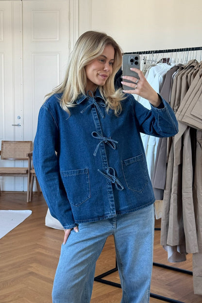 Lizzy Denim Jeans Jacket Blauw