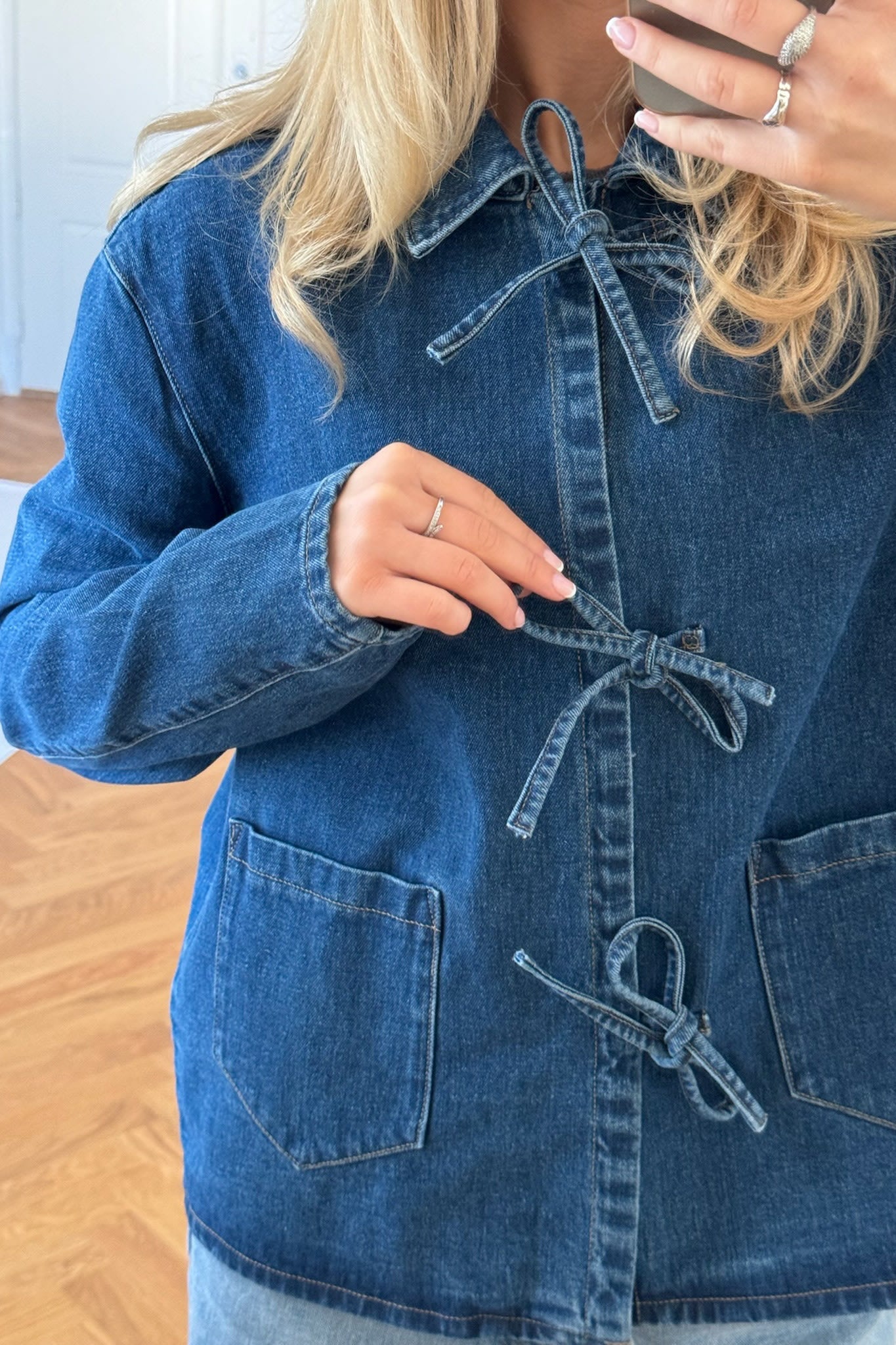 Lizzy Denim Jeans Jacket Blauw