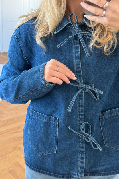 Lizzy Denim Jeans Jacket Blauw
