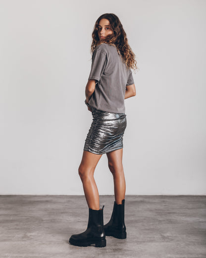 Glitter Jurk Elastisch voor Vrouw