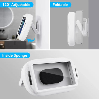 Waterdichte Telefoonhouder voor Douche met Verstelbare Rotatie en Wandmontage