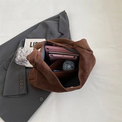 Luxe Suède Schoudertas Gigi Tote