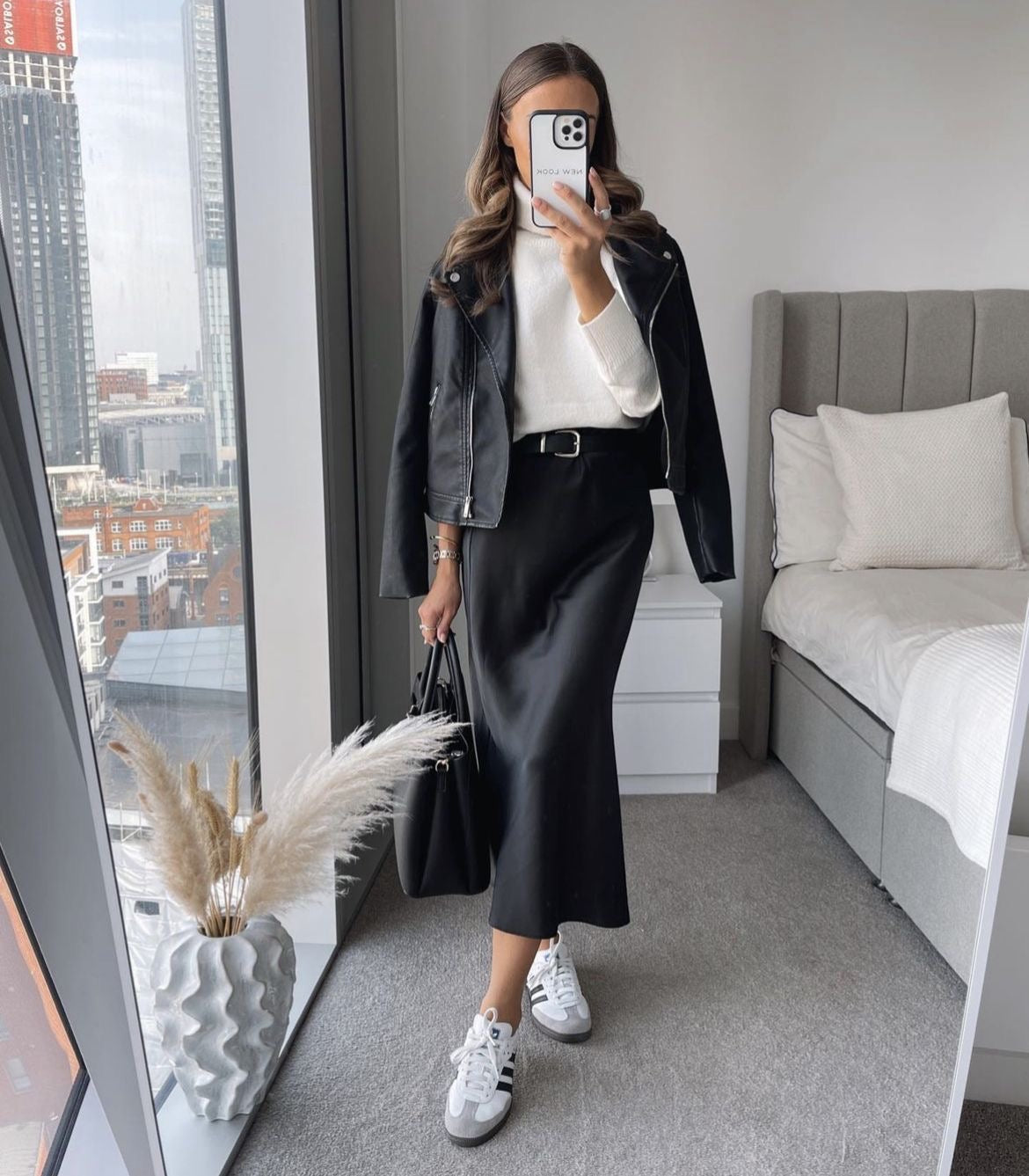 Maxi Rok van Satijn met Glans Comfy en Luchtig