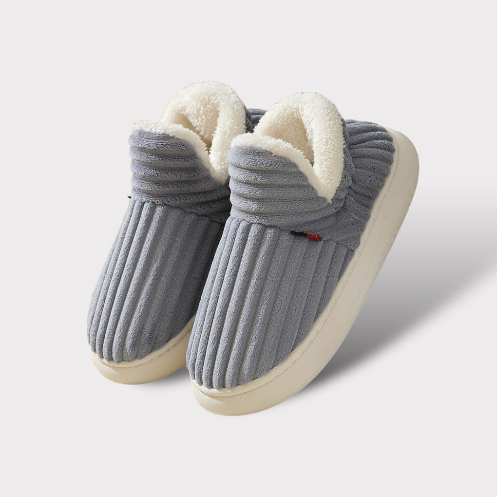 Dames Pantoffels Zacht Bont Gegarneerd Warm en Comfortabel