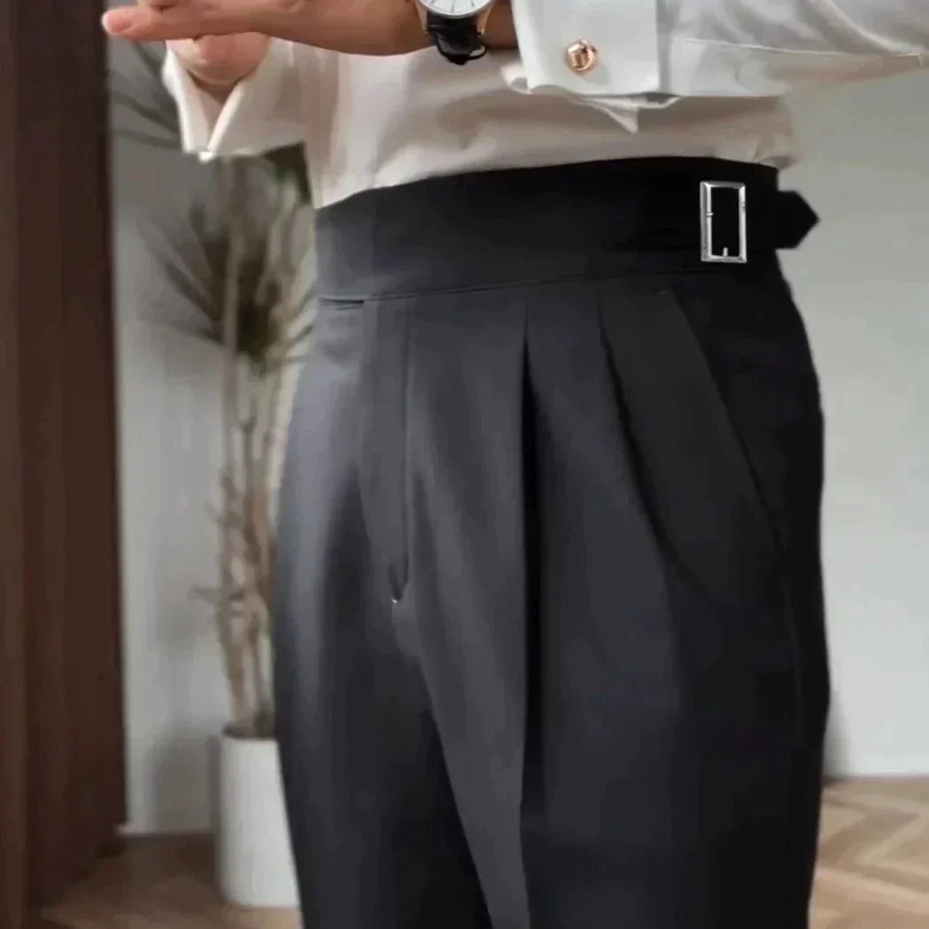 Heren Broek Casual Met Gesp voor Alledaagse Dracht