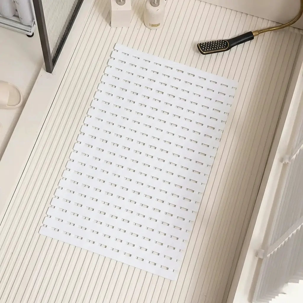 Antislip Badmat met Zuignappen en Drainagegaten 40×63 cm voor Veilig Douchen