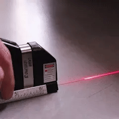 4-in-1 Multifunctioneel Lasermeetapparaat met Rolmaat en Waterpas – Precisie Meetgereedschap voor Doe-Het-Zelvers en Professionals