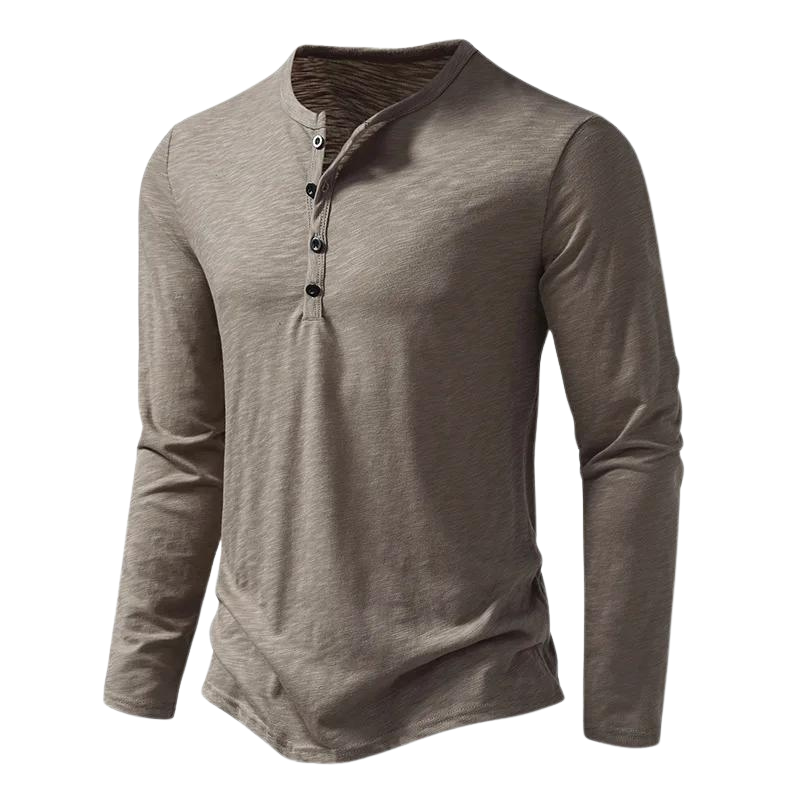 Heren Longsleeve Shirt Comfortabel en Veelzijdig voor Dagelijks Dragen