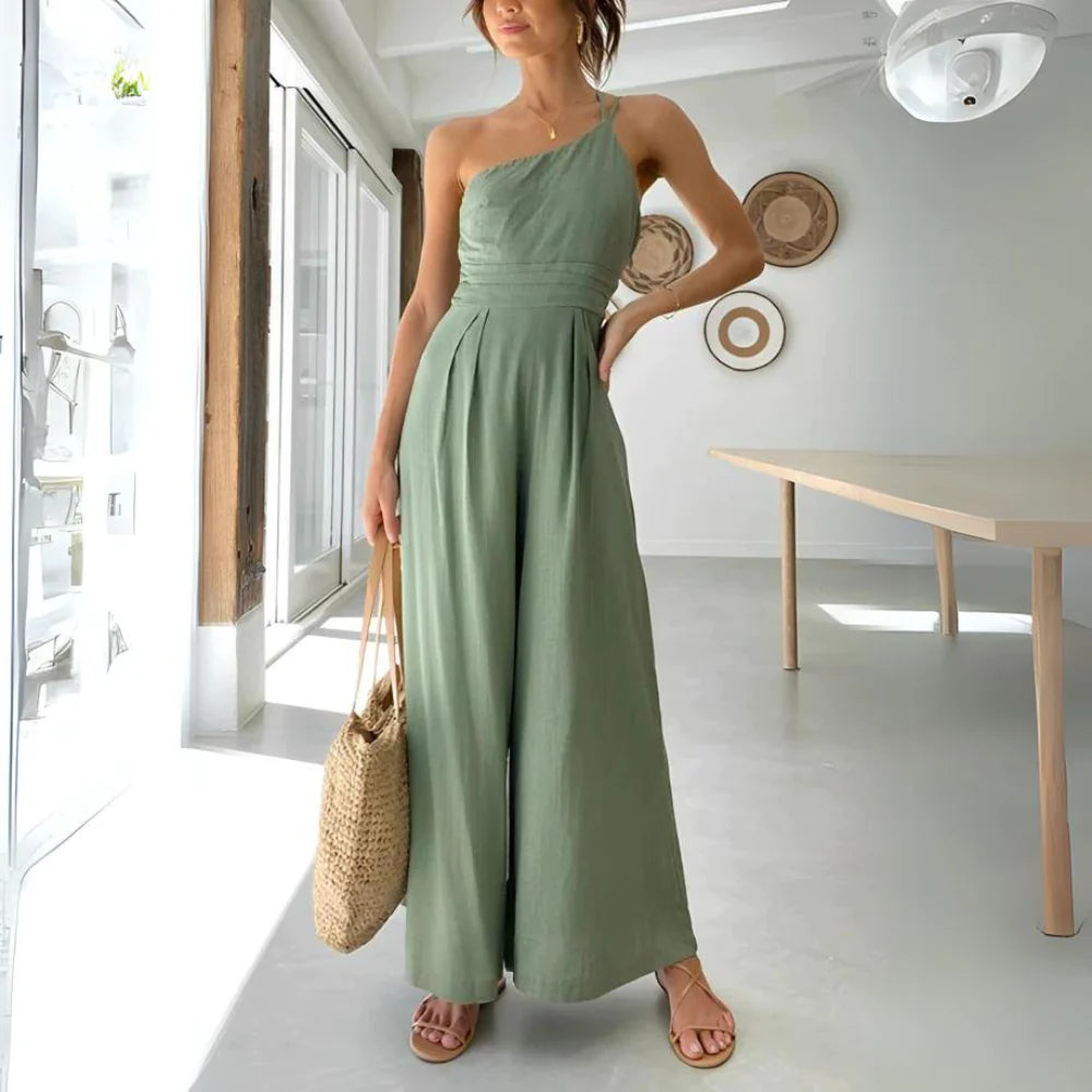 Elegante Jumpsuit voor Vrouw Chic Zwart Avondkleding