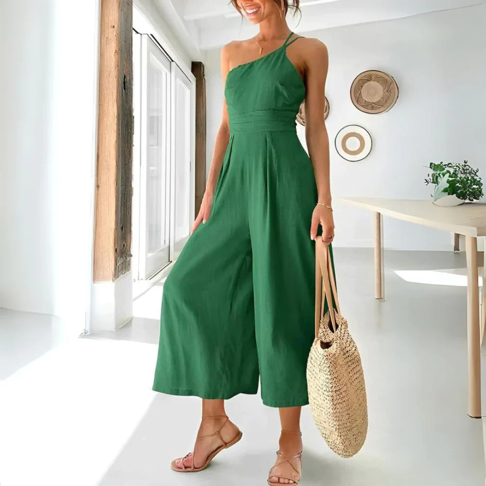 Elegante Jumpsuit voor Vrouw Chic Zwart Avondkleding