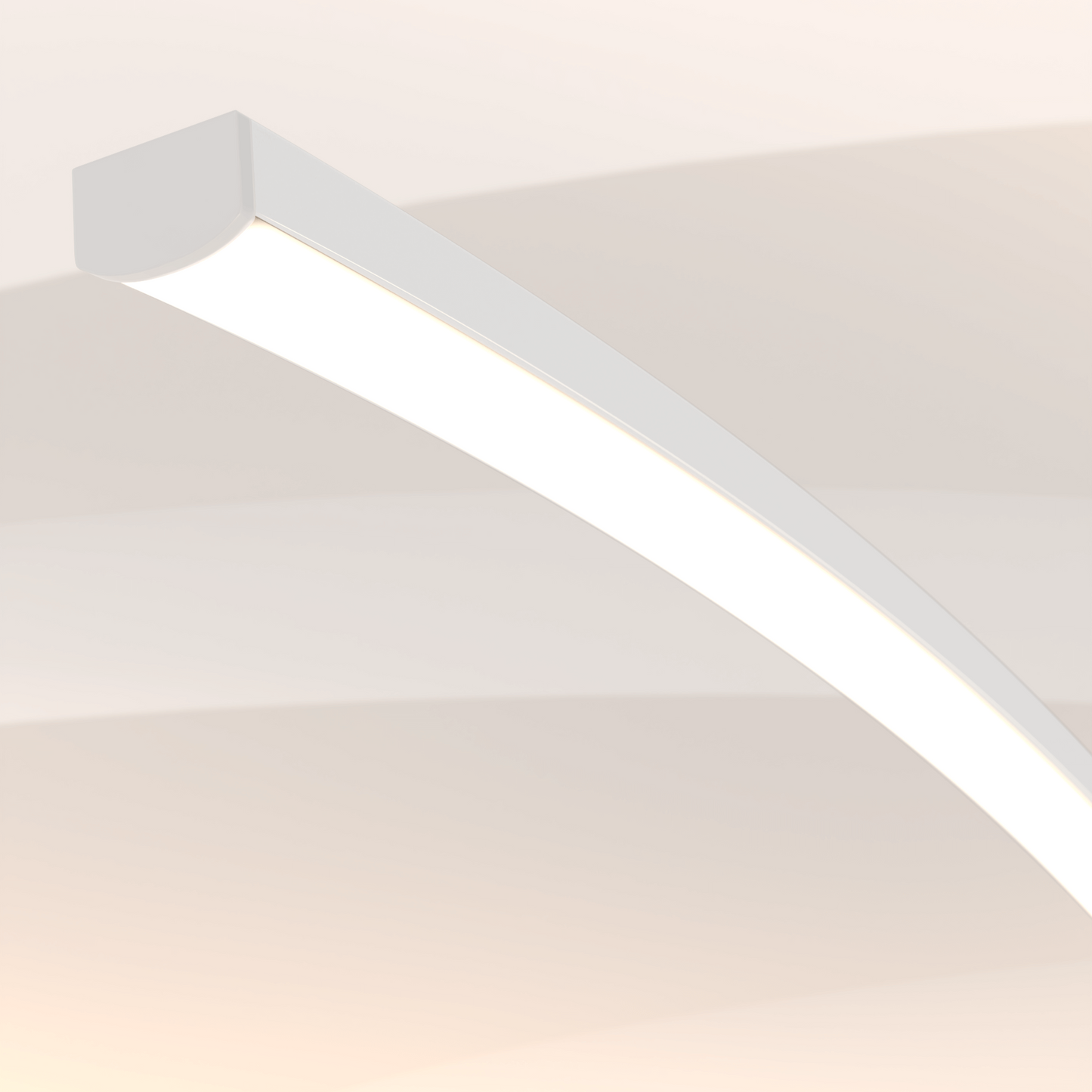 LED Vloerlamp Booglamp Zwart Wit Dimbaar 170cm Modern Design
