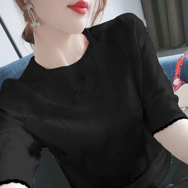 Korte Mouw Shirt Koreaans Gestreept Zomer Shirt voor Mannen - StudioMarella