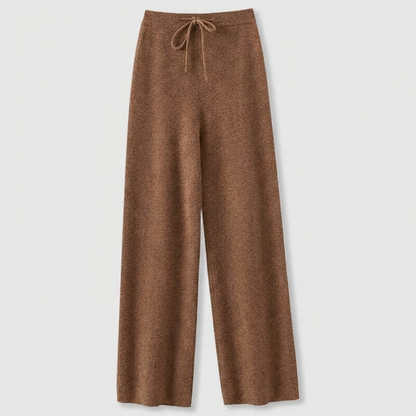 Dames Kasjmier Broek Wijd Model Zacht Comfortabel