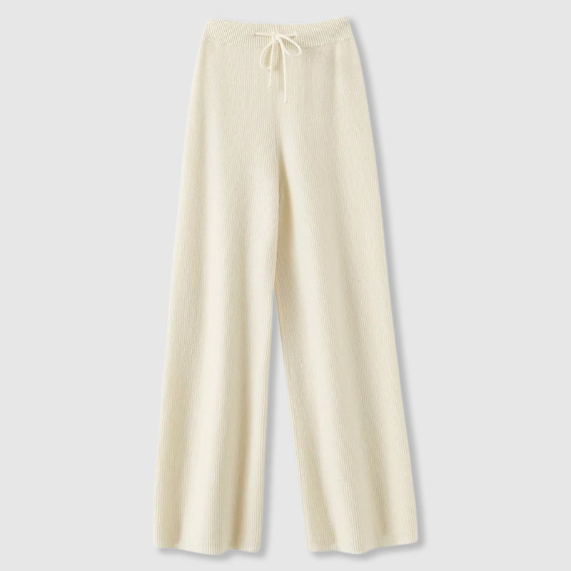 Dames Kasjmier Broek Wijd Model Zacht Comfortabel