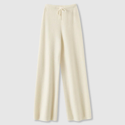 Dames Kasjmier Broek Wijd Model Zacht Comfortabel