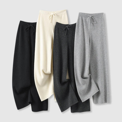 Dames Kasjmier Broek Wijd en Comfortabel