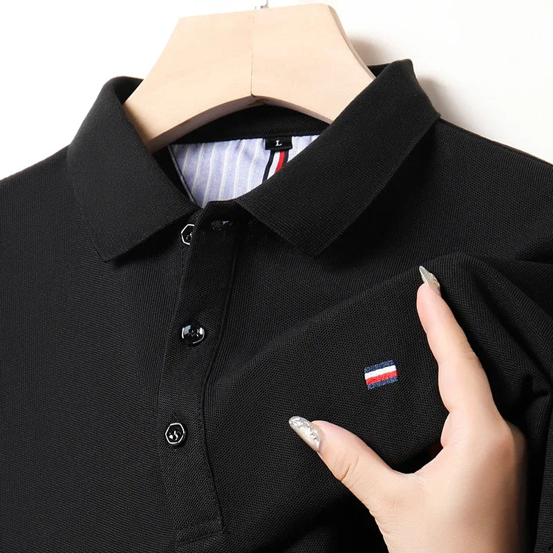 Heren Poloshirt Klassiek van Koos Comfortabel Katoen