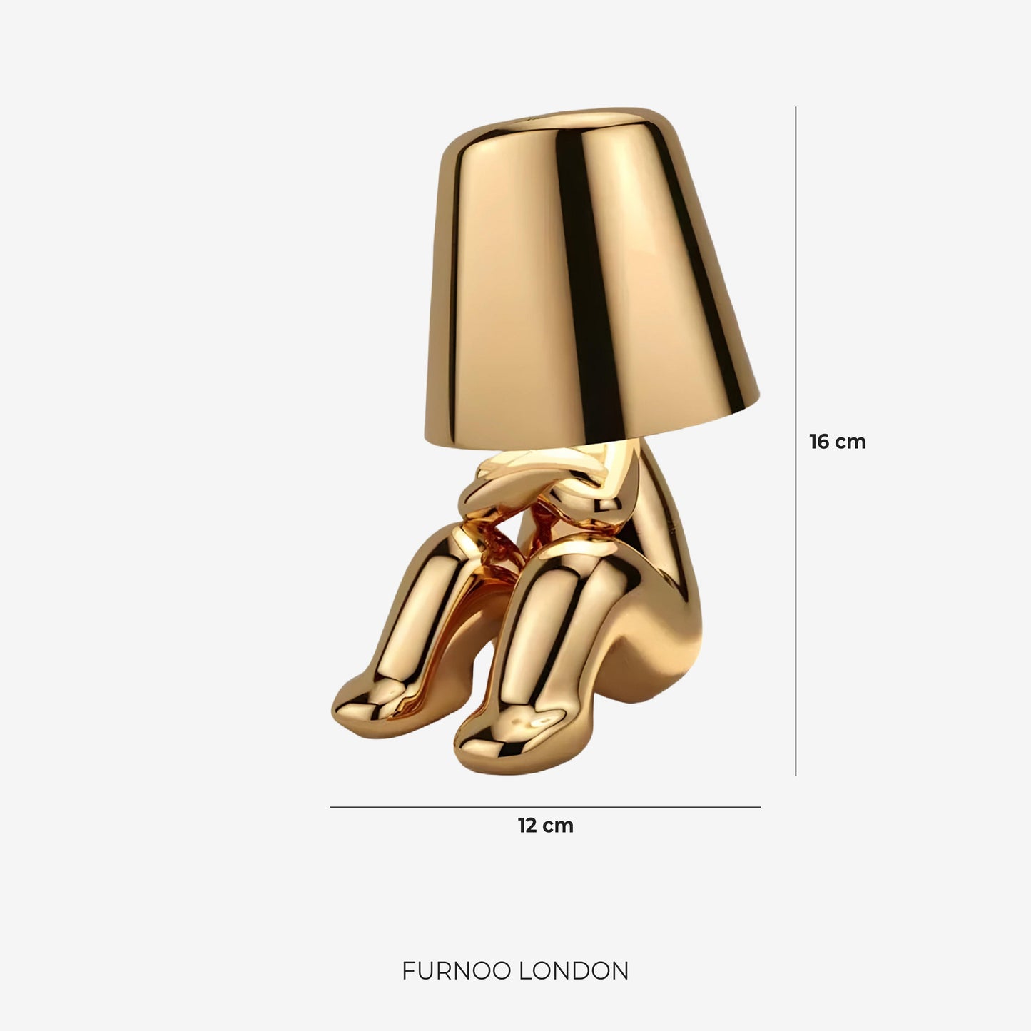 Metalen Tafellamp Sculptuur Figuur Sfeerlicht Touch Dimbaar LED Nachtlampje Goud Zilver Modern Design Decoratief