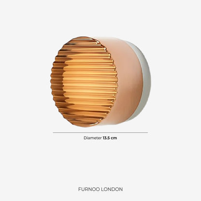 Minimalistische LED-Wandlamp Rond Aluminium Acryl Diffuus Licht Warm Wit Modern Design Compact Slaapkamer Gang Accentverlichting