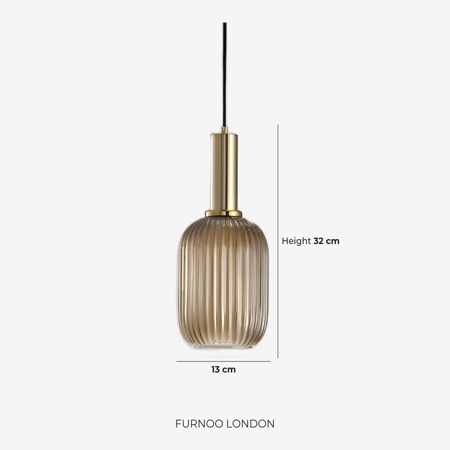 CLYDE Moderne Hanglamp met Gekleurde Glazen Kap – Scandinavisch Design voor Woonkamer & Eetkamer – E27 Fitting