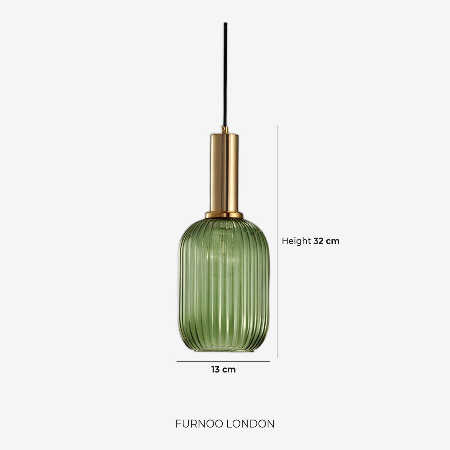 CLYDE Moderne Hanglamp met Gekleurde Glazen Kap – Scandinavisch Design voor Woonkamer & Eetkamer – E27 Fitting