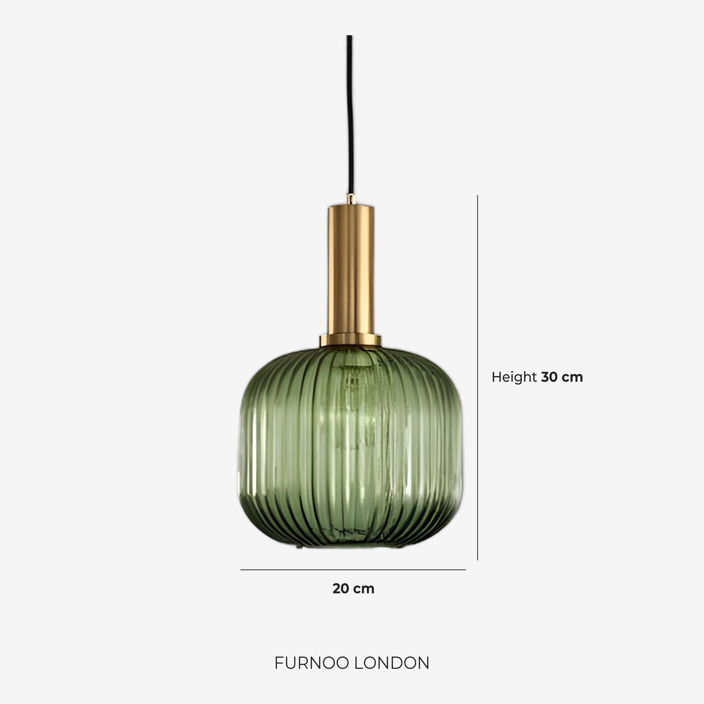CLYDE Moderne Hanglamp met Gekleurde Glazen Kap – Scandinavisch Design voor Woonkamer & Eetkamer – E27 Fitting