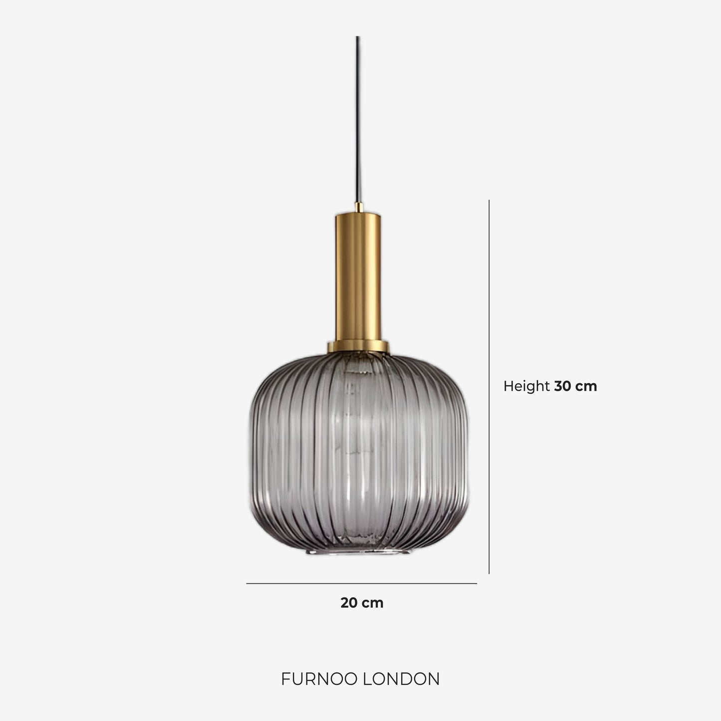 CLYDE Moderne Hanglamp met Gekleurde Glazen Kap – Scandinavisch Design voor Woonkamer & Eetkamer – E27 Fitting