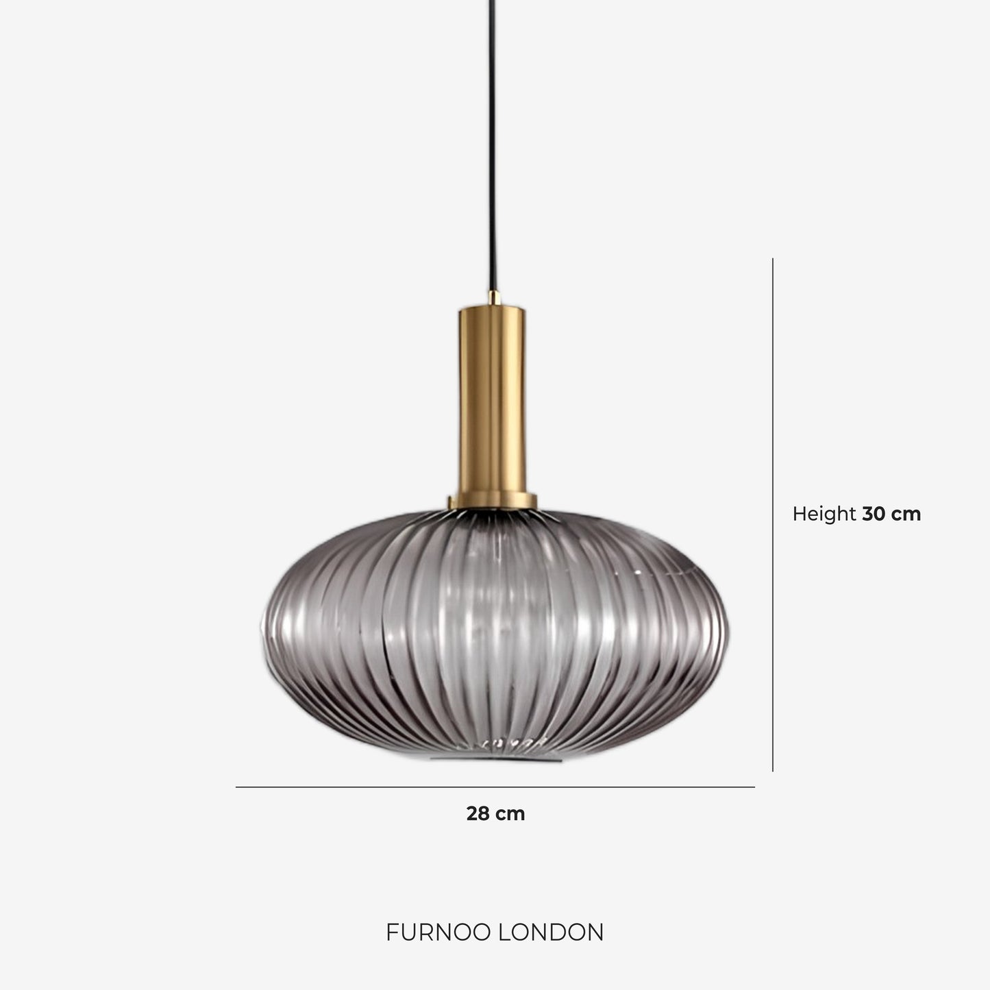 CLYDE Moderne Hanglamp met Gekleurde Glazen Kap – Scandinavisch Design voor Woonkamer & Eetkamer – E27 Fitting