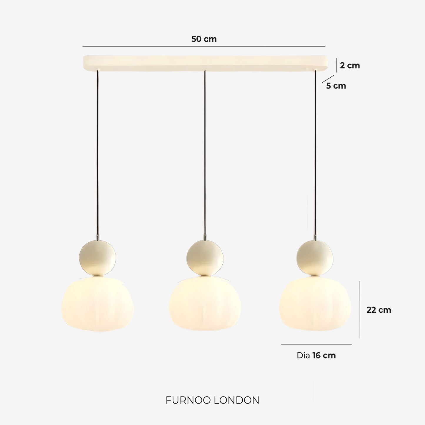 Geometrische Hanglamp Bauhaus Design Metaal Glas E27 – 1 of 3 Lichtpunten Dimbaar Sfeerverlichting