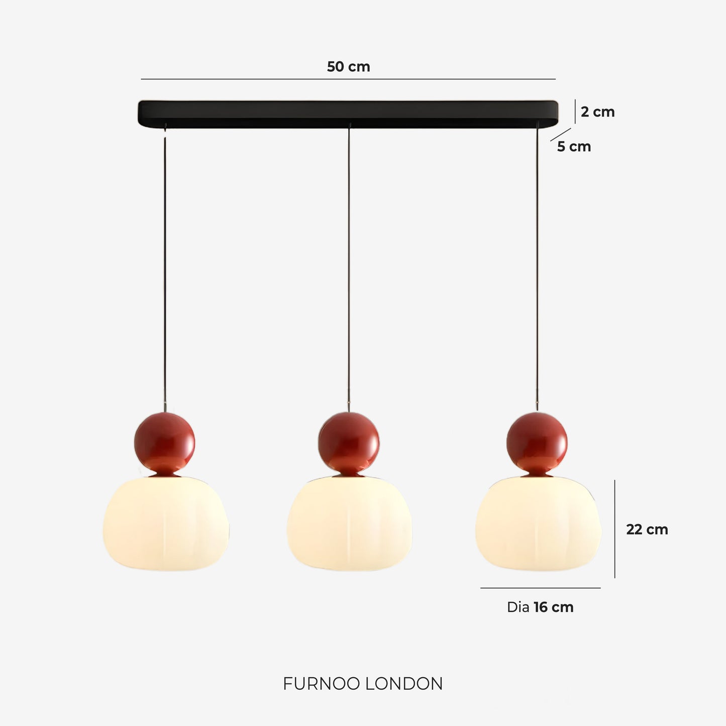 Geometrische Hanglamp Bauhaus Design Metaal Glas E27 – 1 of 3 Lichtpunten Dimbaar Sfeerverlichting