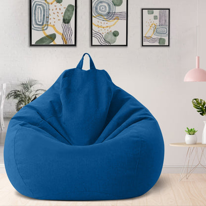 Zitzakhoes Polyester Ergonomisch Design Zonder Vulling Afneembaar Wasbaar 80x90 100x120 cm Woonkamer Slaapkamer