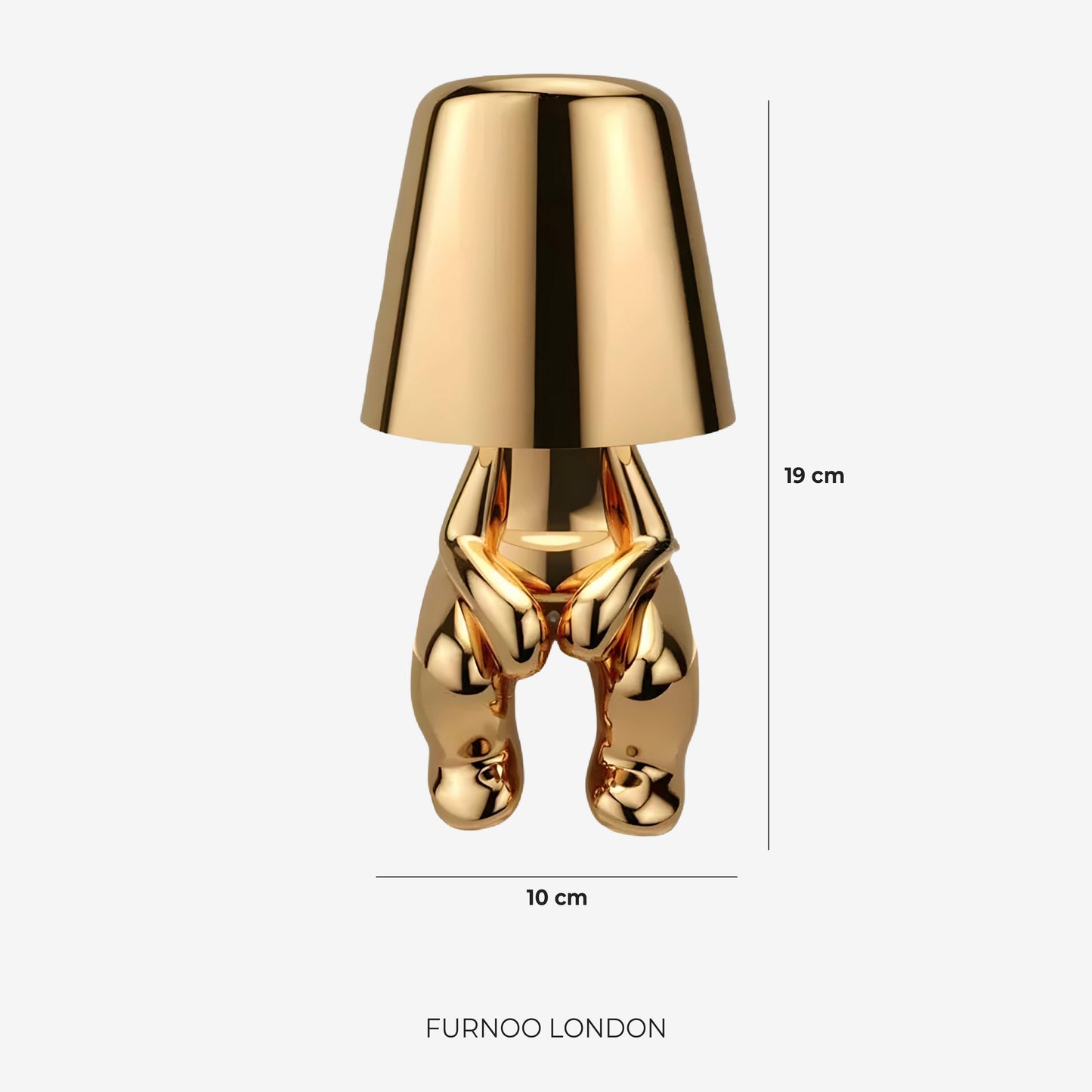 Metalen Tafellamp Sculptuur Figuur Sfeerlicht Touch Dimbaar LED Nachtlampje Goud Zilver Modern Design Decoratief