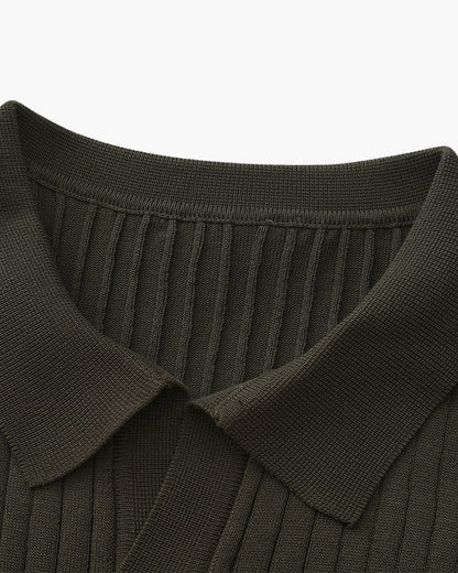 Heren Polo Shirt Kort Mouwen Fijne Katoen Stof