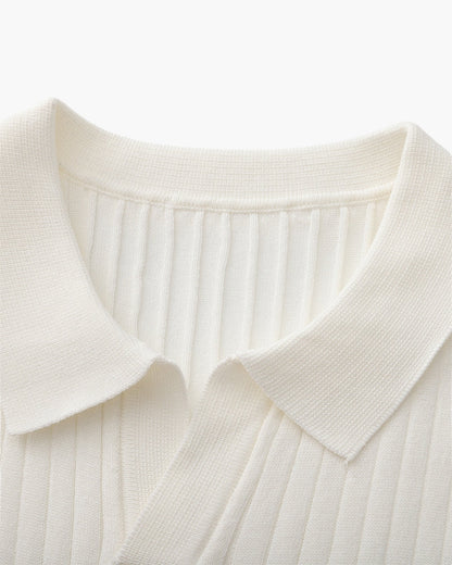 Heren Polo Shirt Kort Mouwen Fijne Katoen Stof