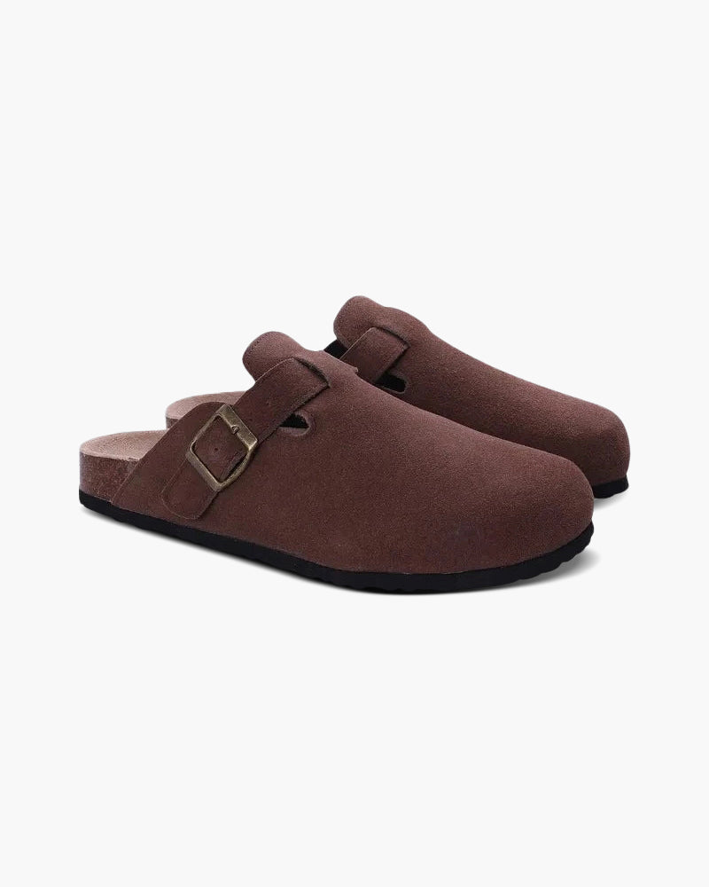 Heren Suede Clog Comfortabele Ergonomische Zool