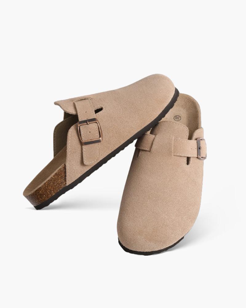 Heren Suede Clog Comfortabele Ergonomische Zool