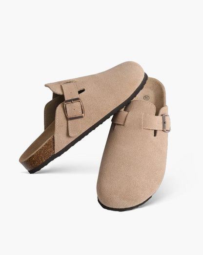 Heren Suede Clog Comfortabele Ergonomische Zool