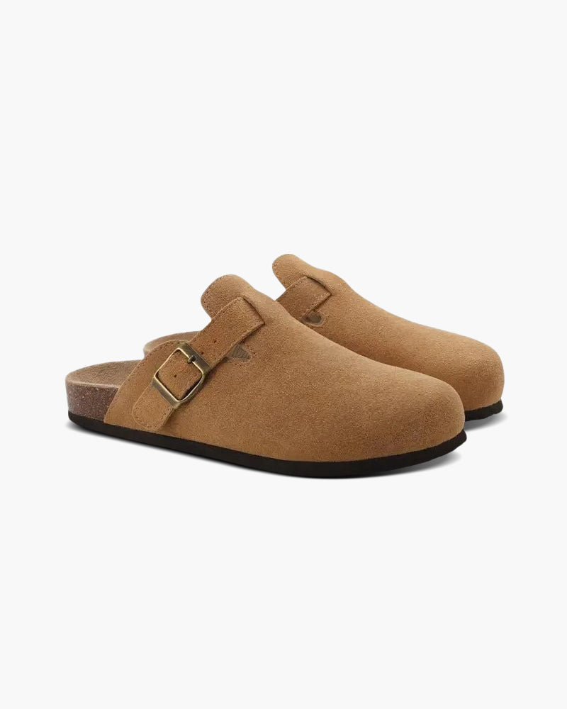 Heren Suede Clog Comfortabele Ergonomische Zool
