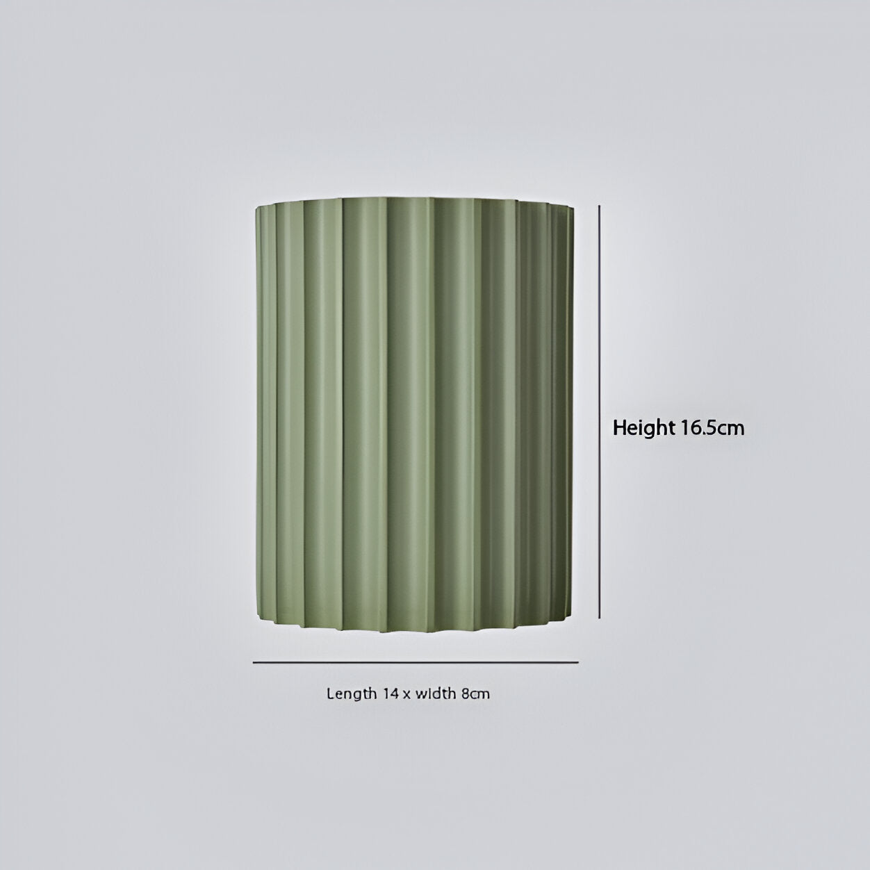Wandlamp Resin Sculptuur Golvend Nordisch Wit Groen Grijs Slaapkamer Hal