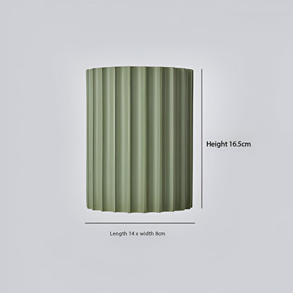 Wandlamp Resin Sculptuur Golvend Nordisch Wit Groen Grijs Slaapkamer Hal