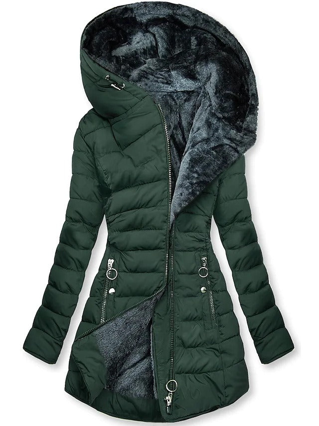 Dames Fleecejack Warm en Gewatteerd voor Winter