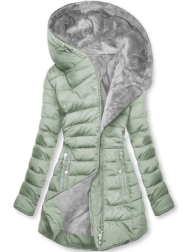 Dames Fleecejack Warm en Gewatteerd voor Winter