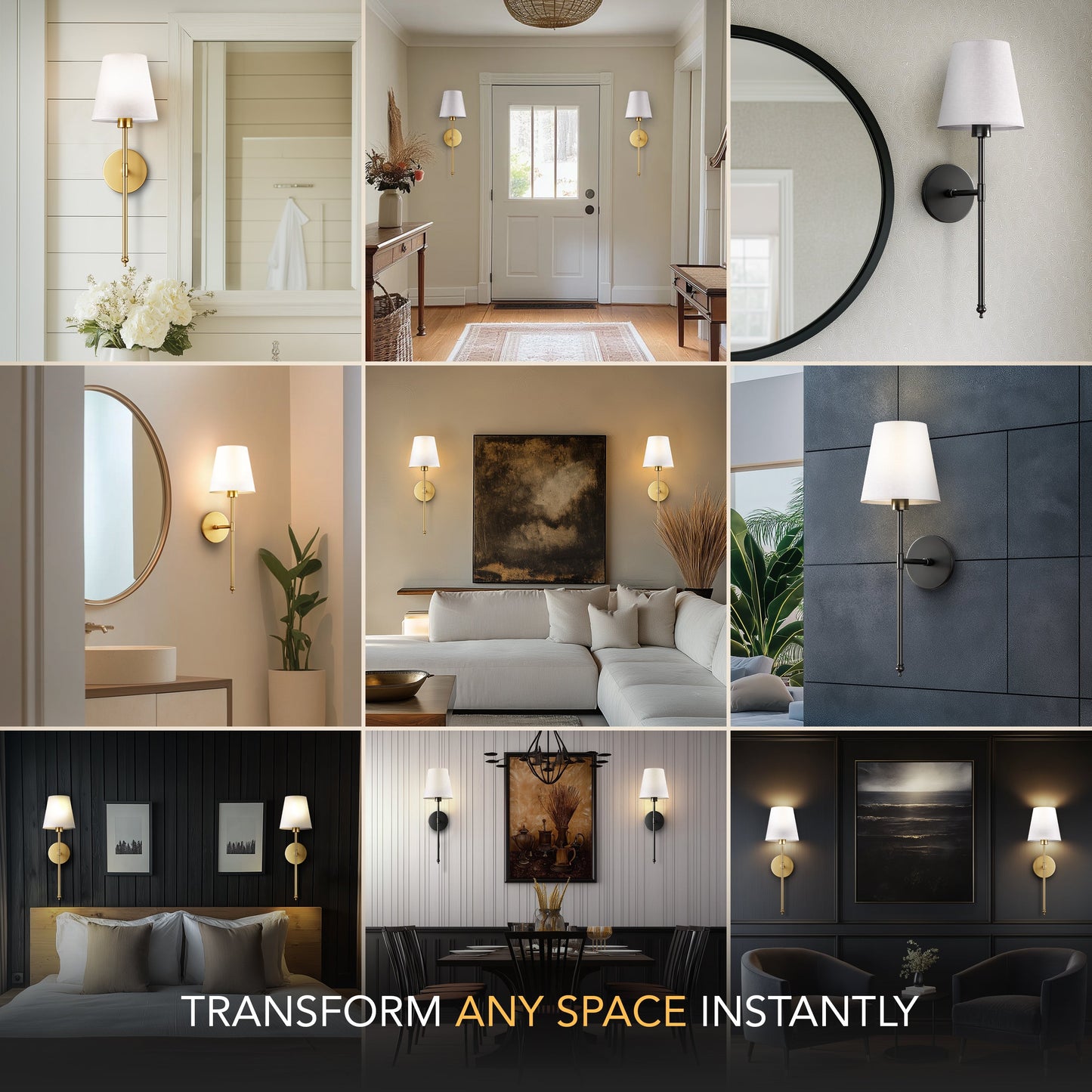 Wandlamp Zonder Boren Draadloos 2-Delig Afstandsbediening Dimbaar Kleurtemperatuur Verstelbaar