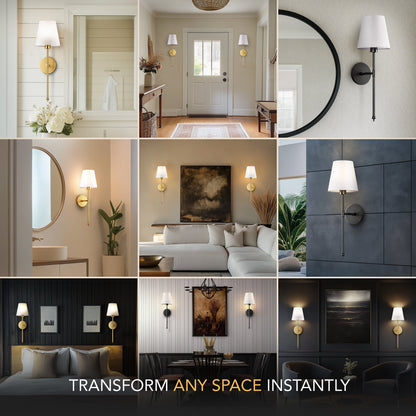 Wandlamp Zonder Boren Draadloos 2-Delig Afstandsbediening Dimbaar Kleurtemperatuur Verstelbaar