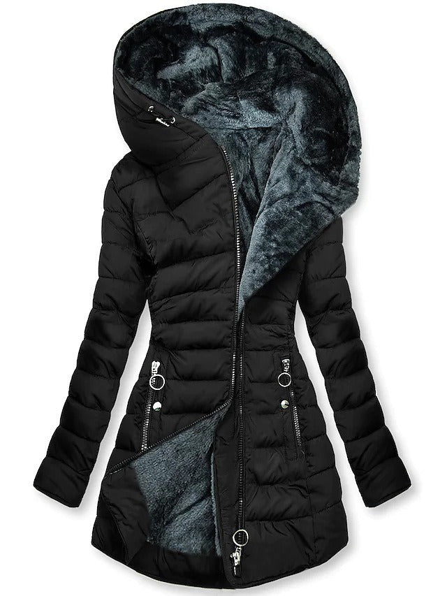 Dames Fleecejack Warm en Gewatteerd voor Winter